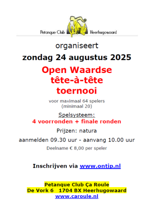 flyer open waardse t-a-t toernooi